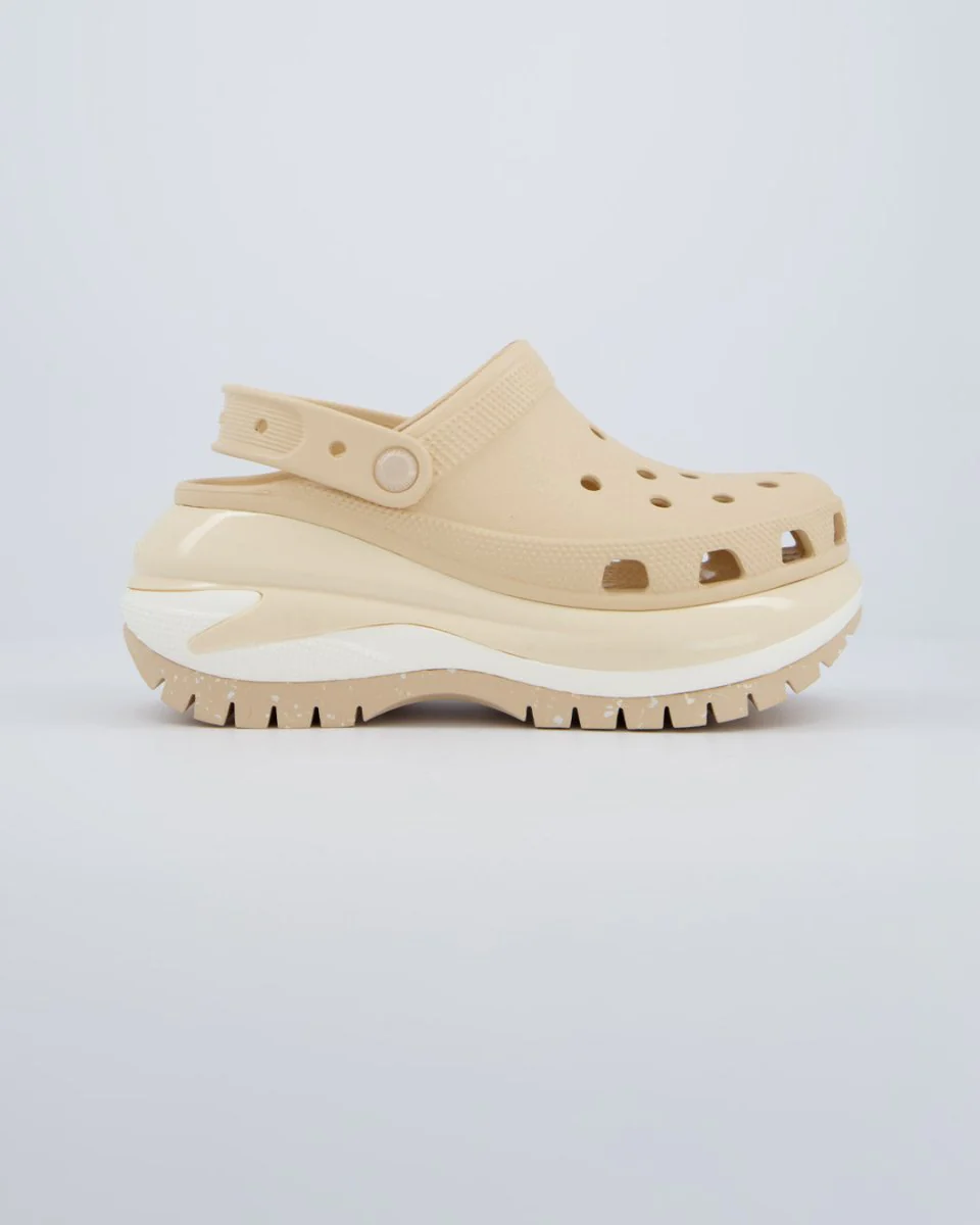Crocs Mega Crush Beige Mujer