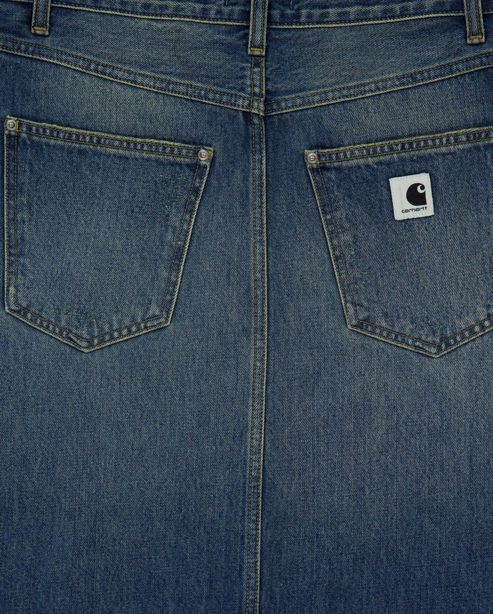 Falda Carhartt Wip Brandon Azul Mujer - Image 6