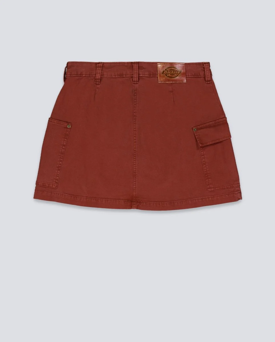 Falda Dickies River Ranch Rojo Mujer - Image 3
