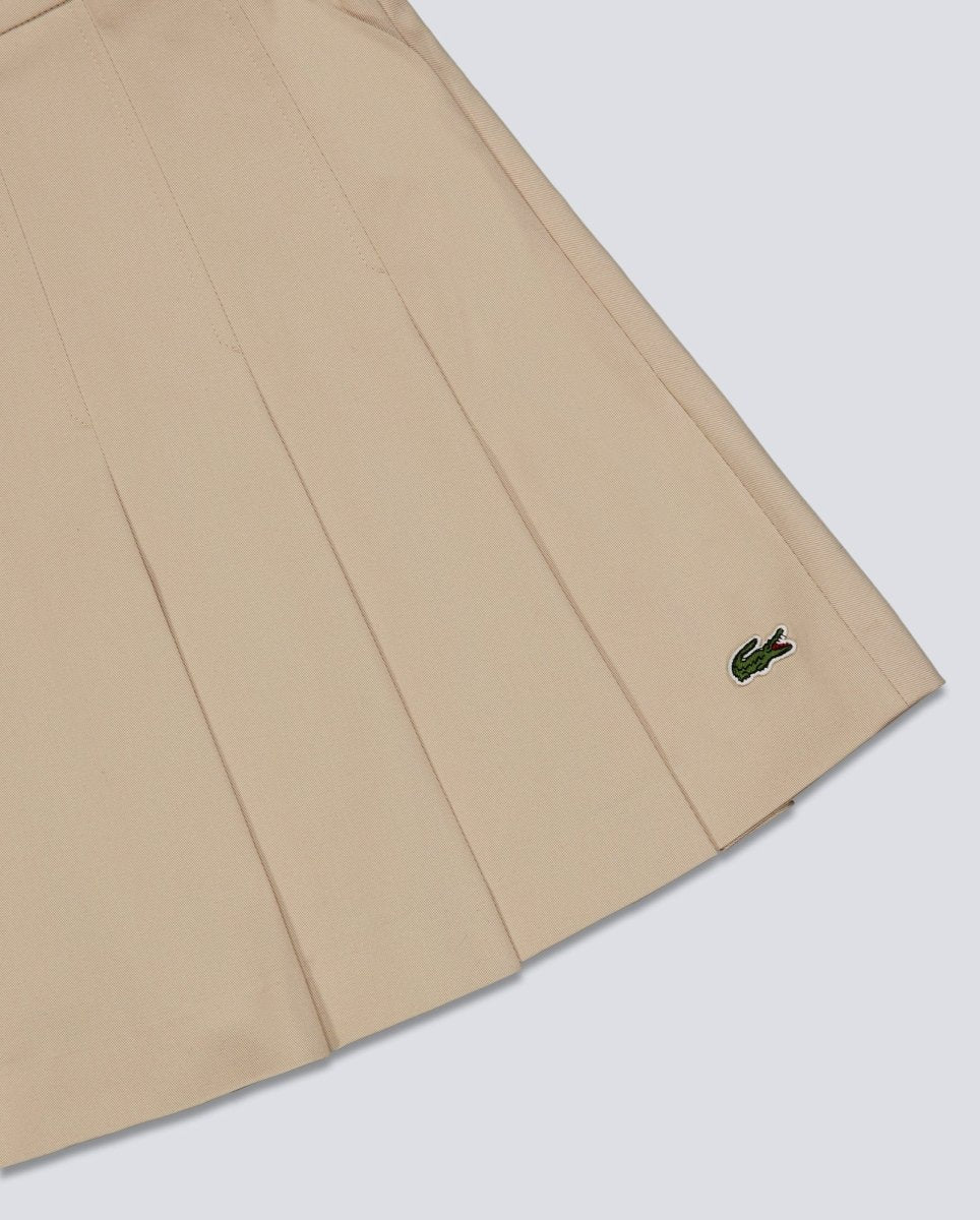 Falda Lacoste Jupe Beige Mujer - Image 3