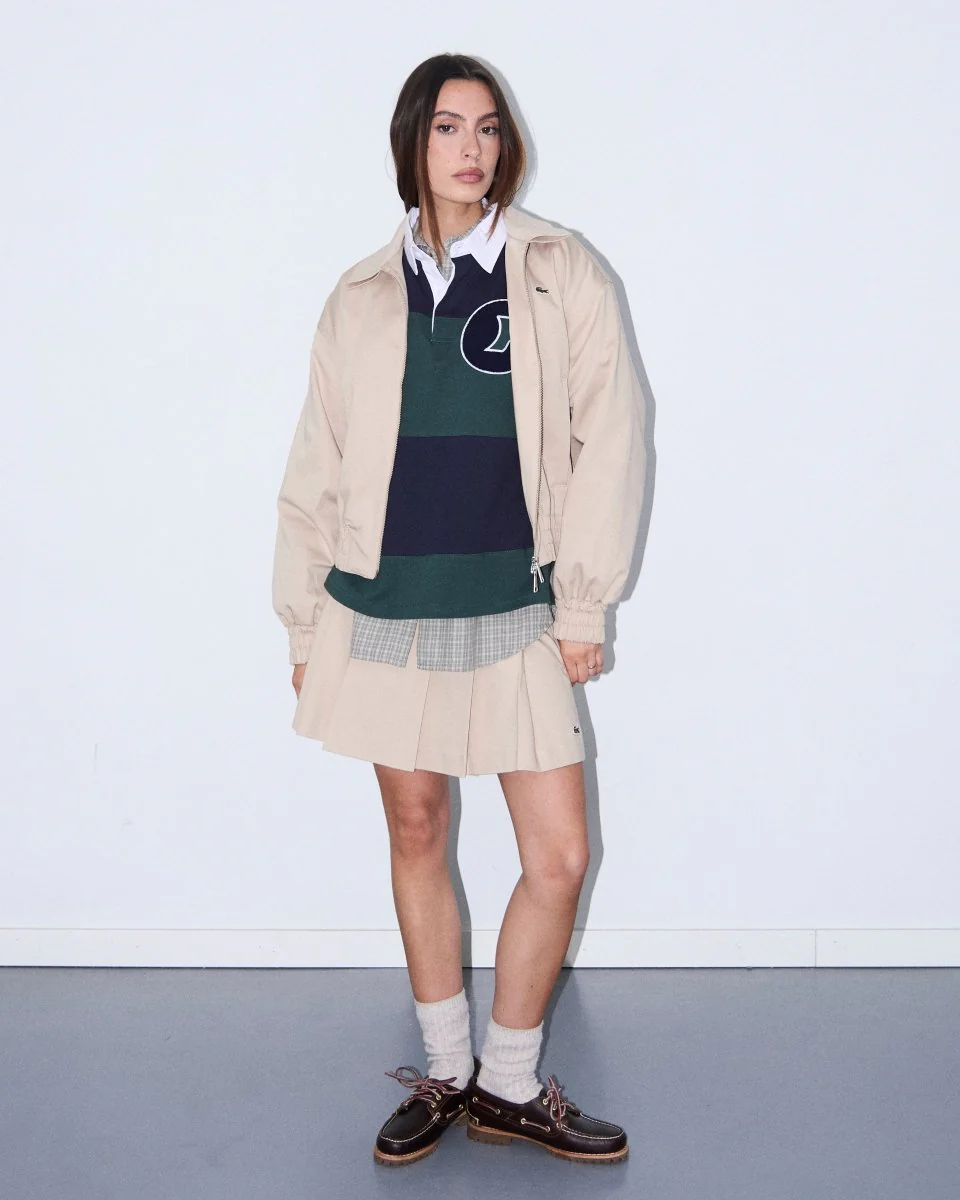 Falda Lacoste Jupe Beige Mujer - Image 4