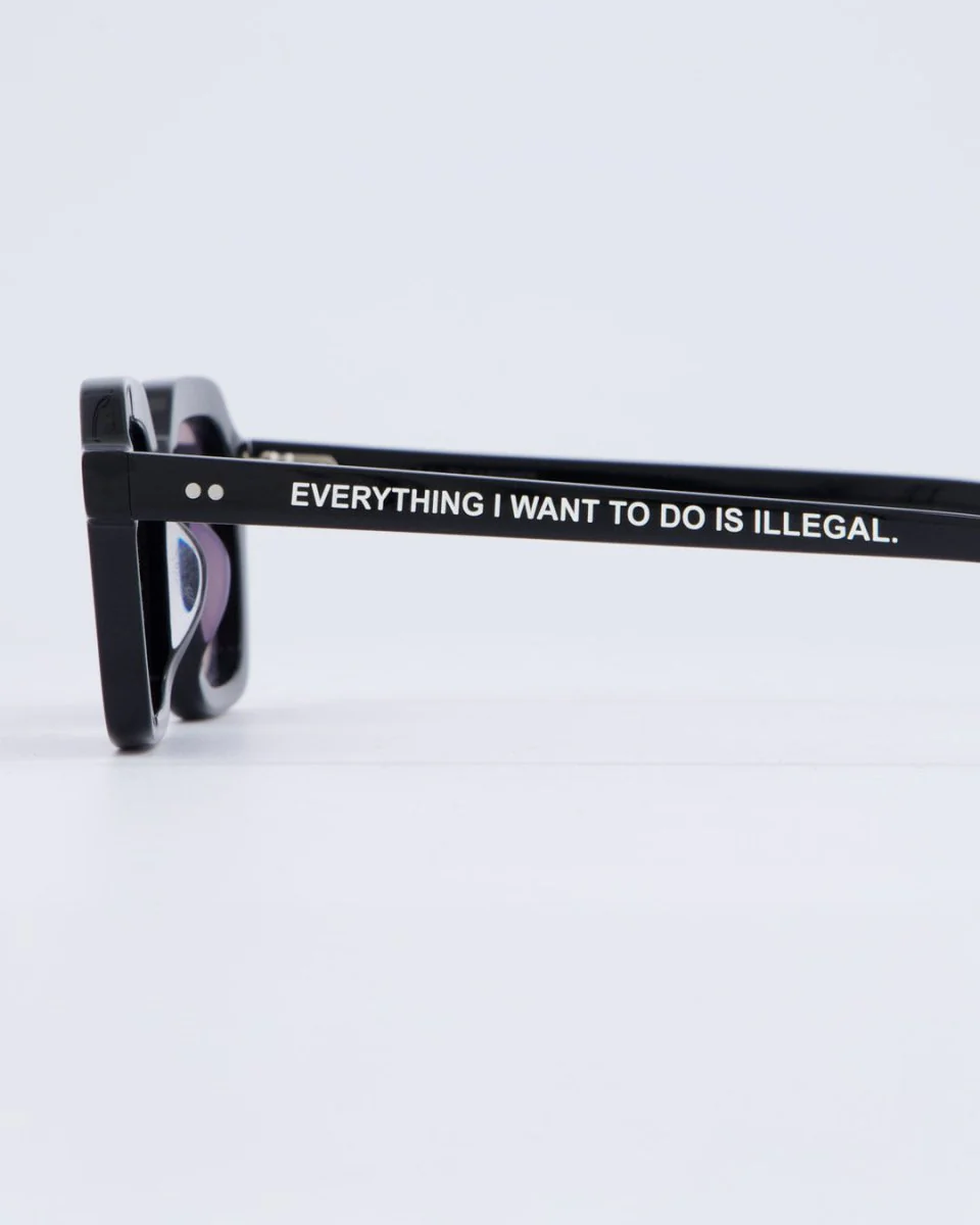Gafas De Sol Pleasures Era Negro Unisex - Image 4