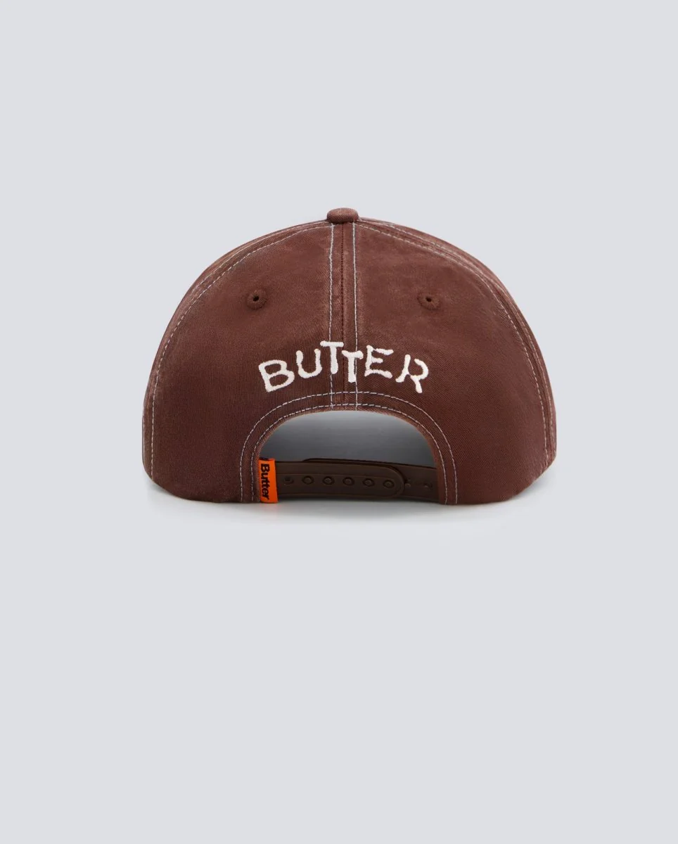 Gorra Butter Goods Canine 5 Panel Marrón Unisex - Image 3
