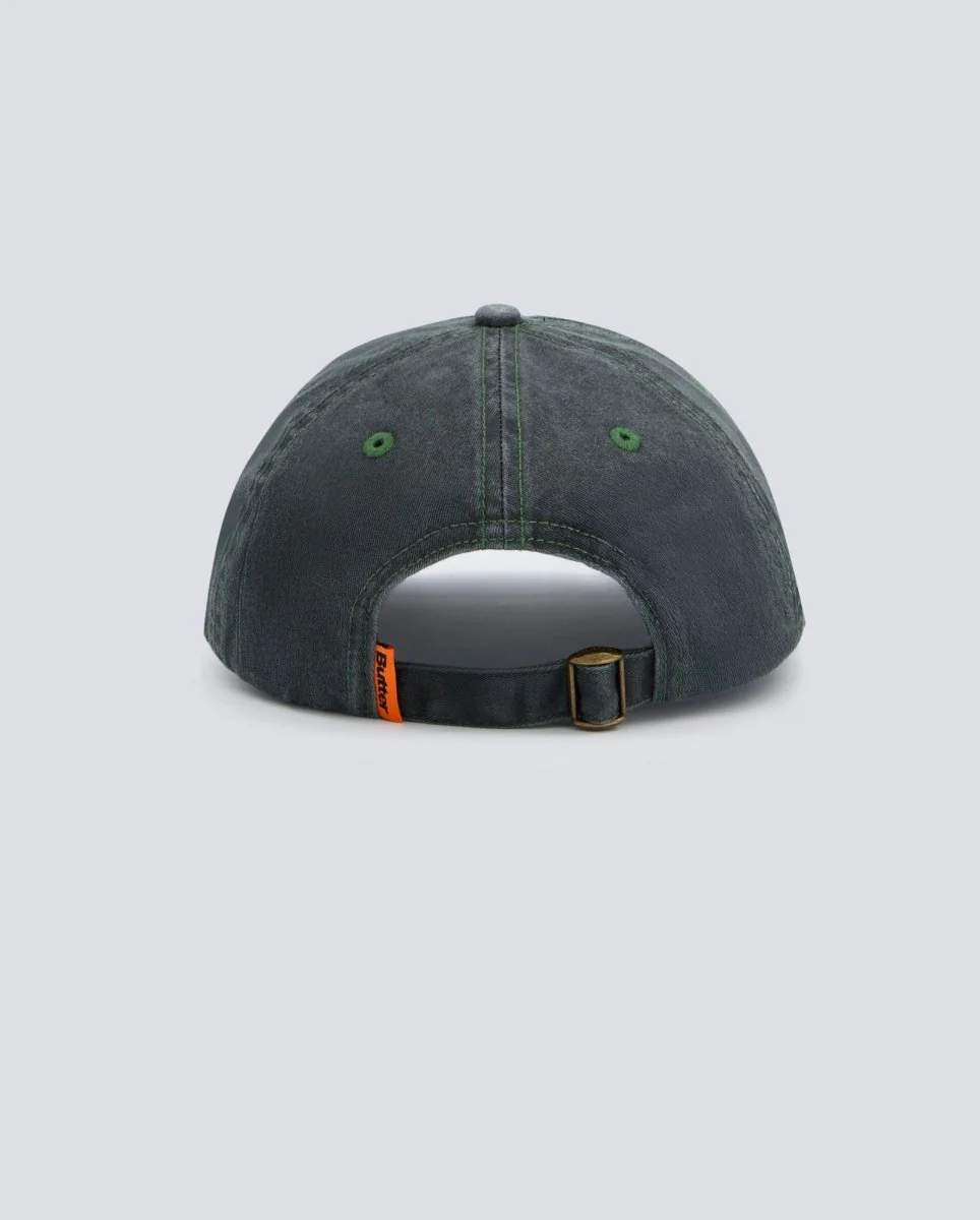 Gorra Butter Goods Rounded Logo 6 Panel Negro Unisex - Image 5