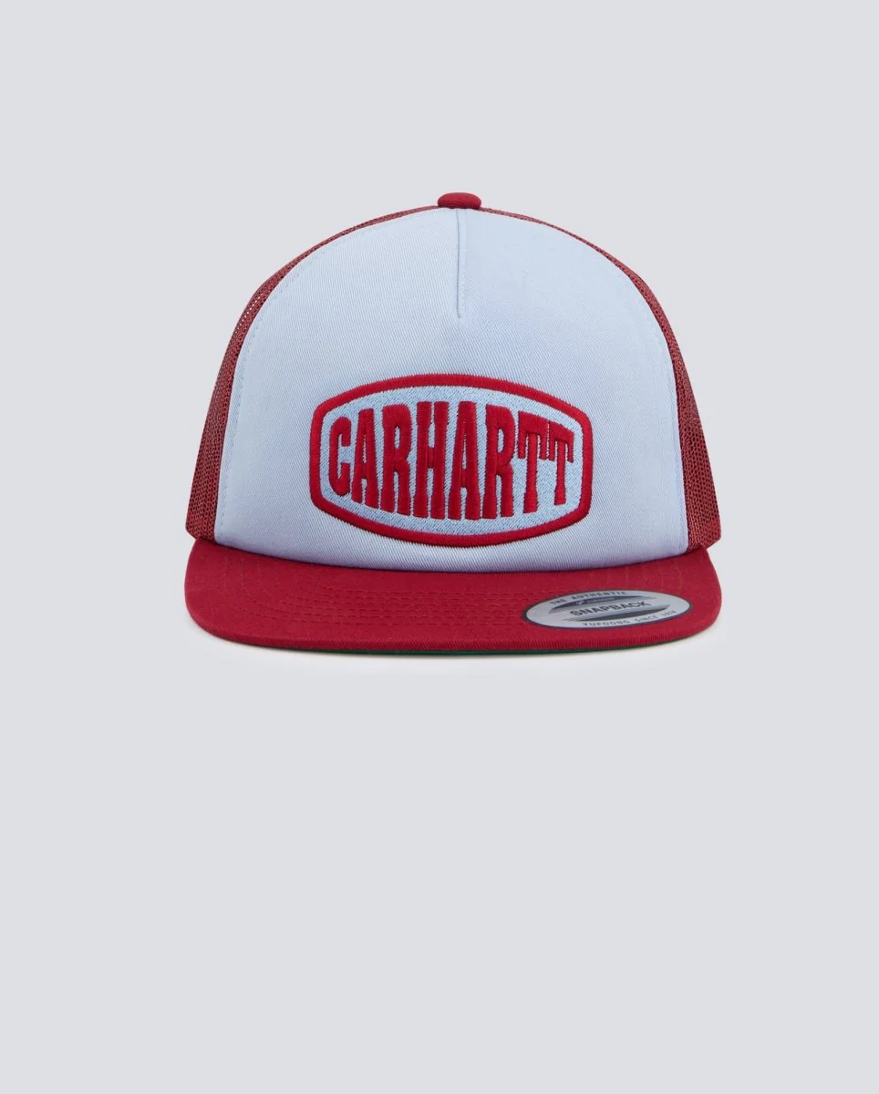 Gorra Carhartt WIP Graphic Trucker Rojo Y Negro Unisex