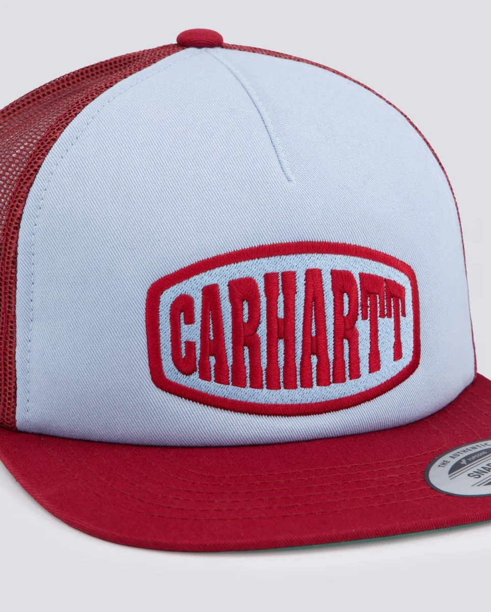 Gorra Carhartt WIP Graphic Trucker Rojo Y Negro Unisex - Image 2