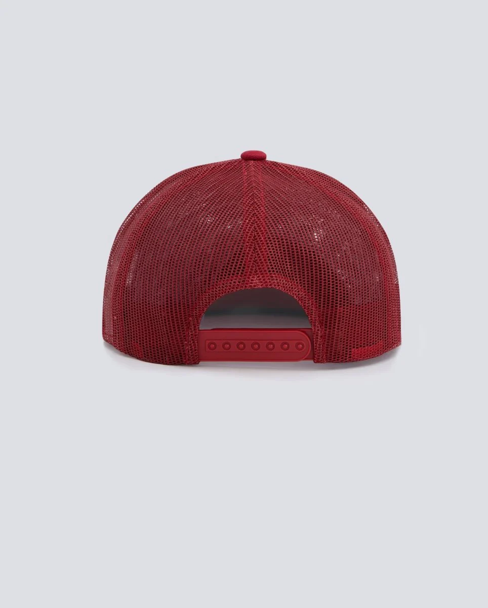 Gorra Carhartt WIP Graphic Trucker Rojo Y Negro Unisex - Image 3