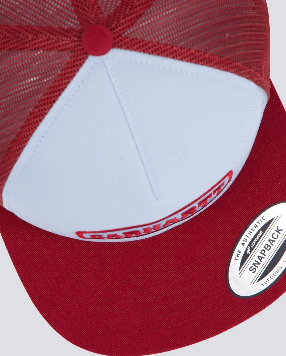 Gorra Carhartt WIP Graphic Trucker Rojo Y Negro Unisex - Image 4