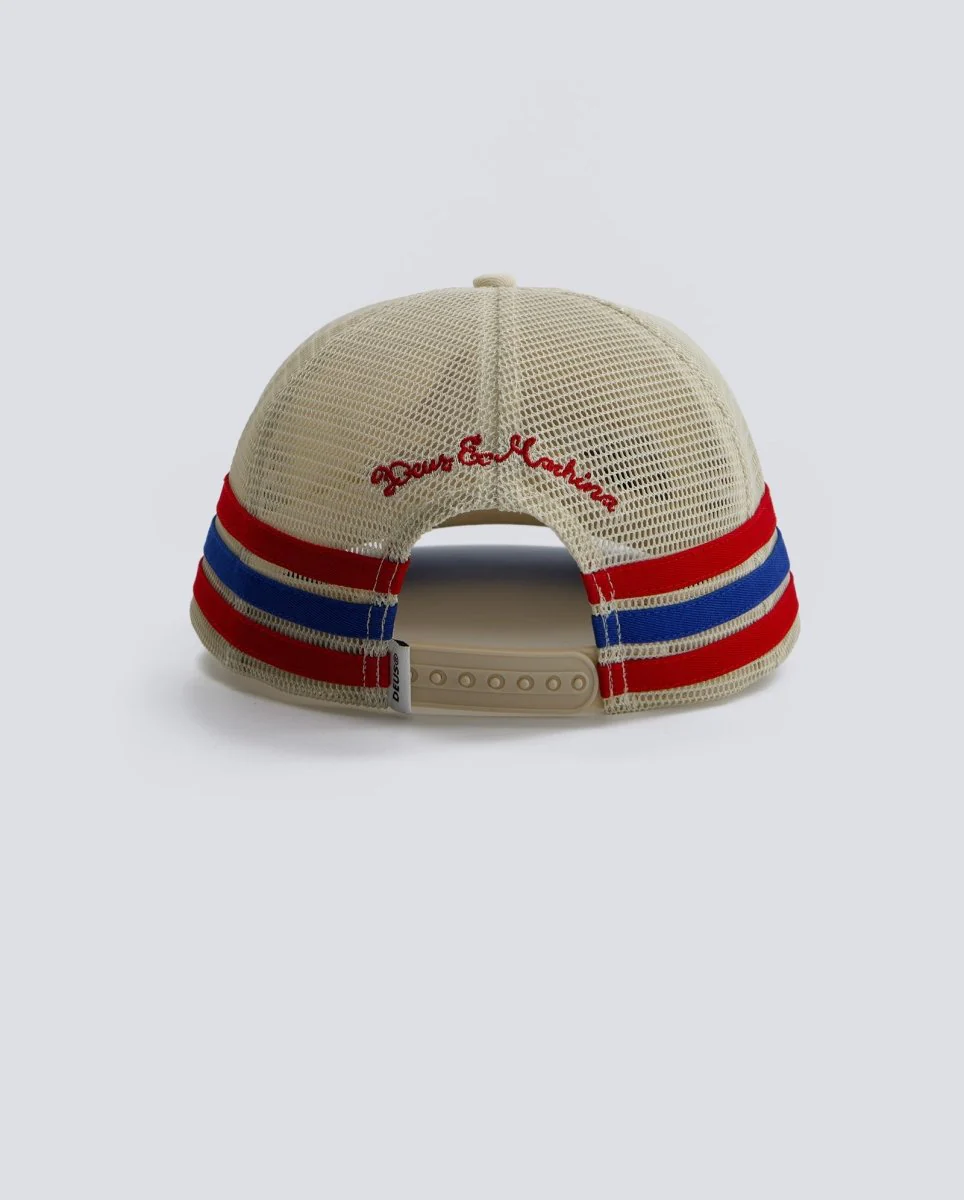 Gorra Deus Beep-Beep Trucker Azul y Blanca Unisex - Image 4