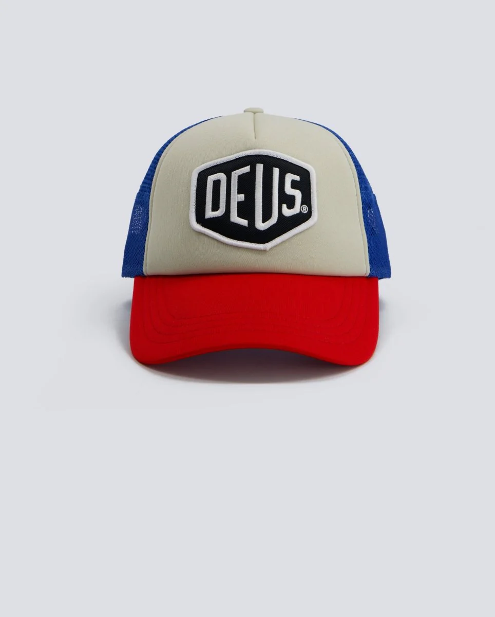 Gorra Deus Malden Trucker Azul y Blanco Unisex