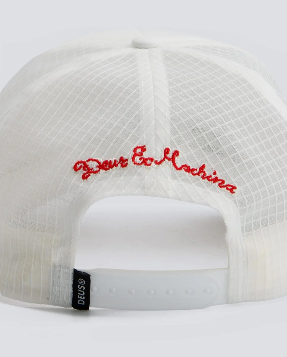 Gorra Deus MX Trucker Roja y Blanco Unisex - Image 4