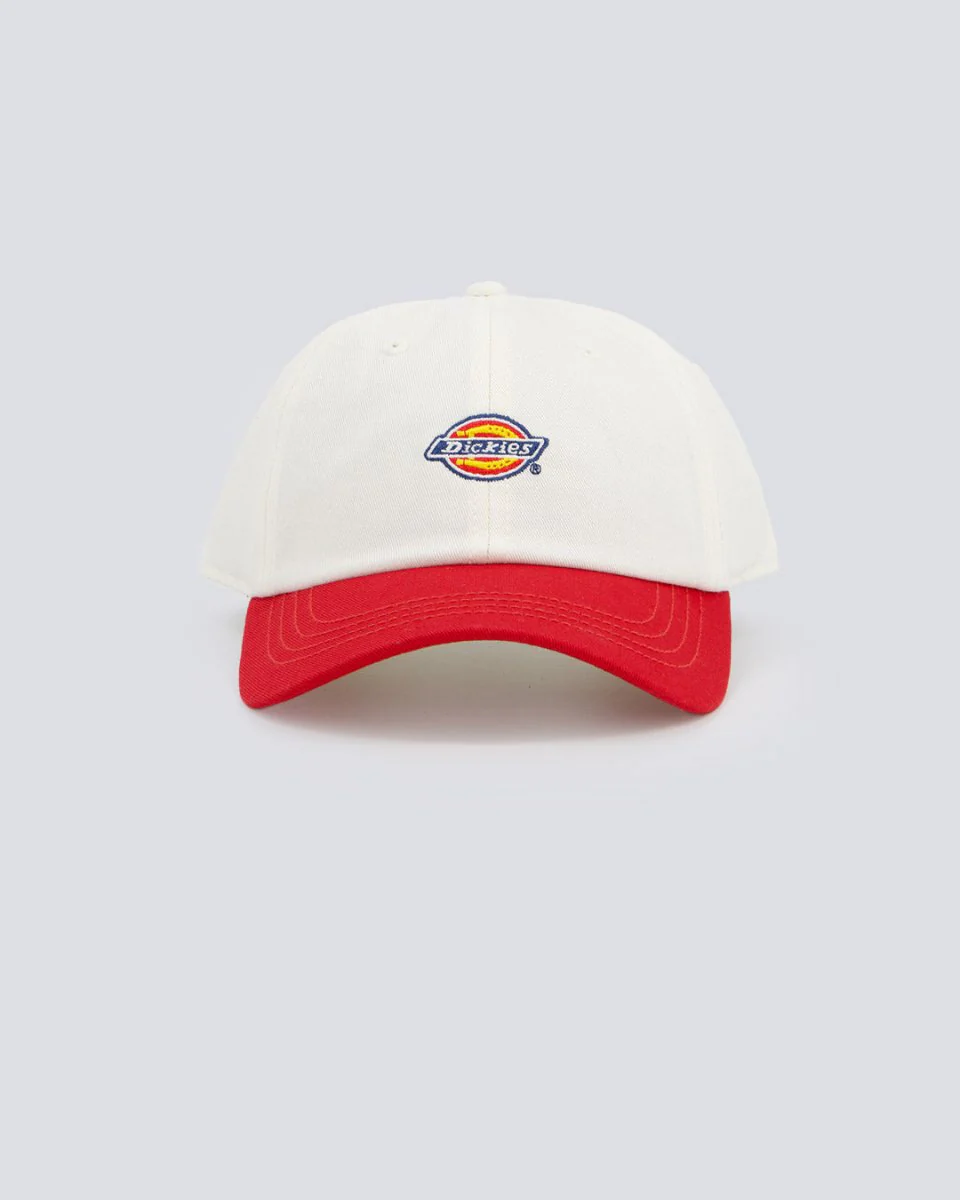 Gorra Dickies Hardwick Bicolor Blanco Y Rojo Unisex