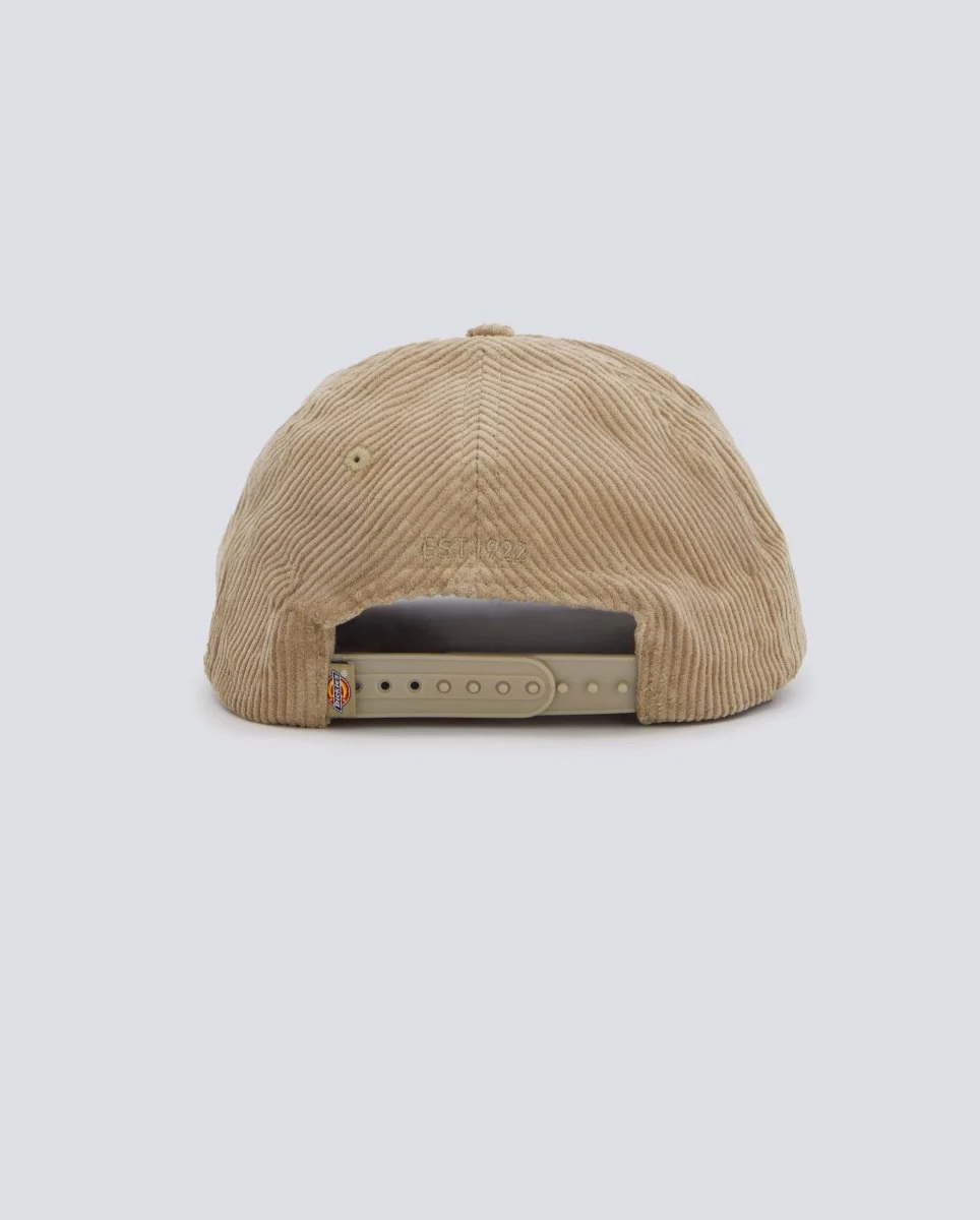 Gorra Dickies Hardwick Cord Beige Unisex - Image 3