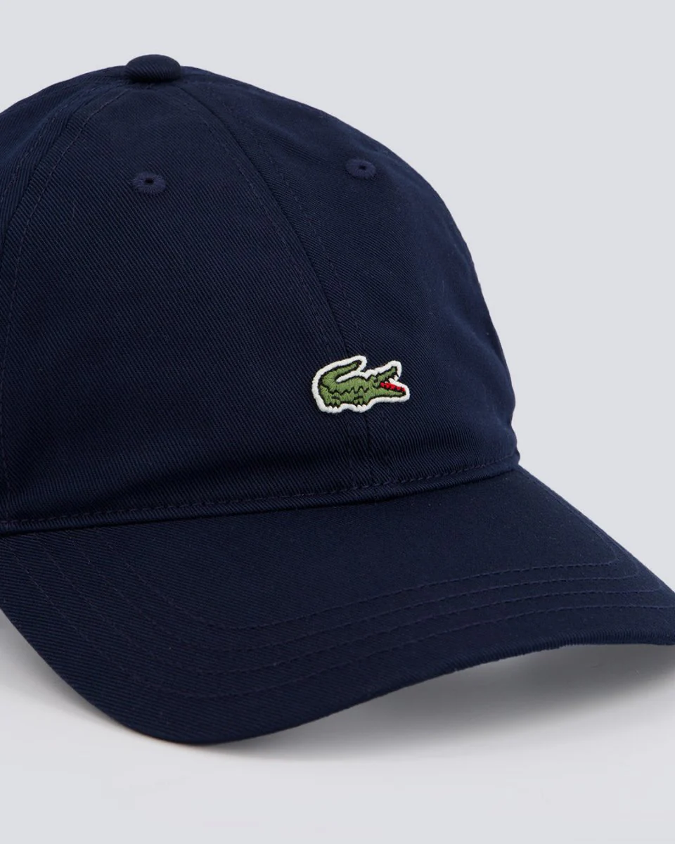 Gorra Lacoste Monochrome Cotton Twill Azul Marino Unisex - Image 2