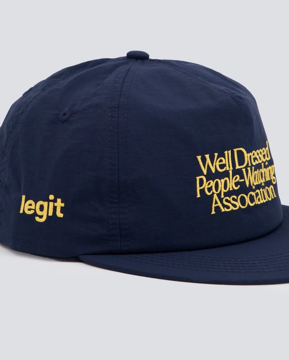 Gorra Legit x Palard "People Watching" Azul Unisex - Image 3