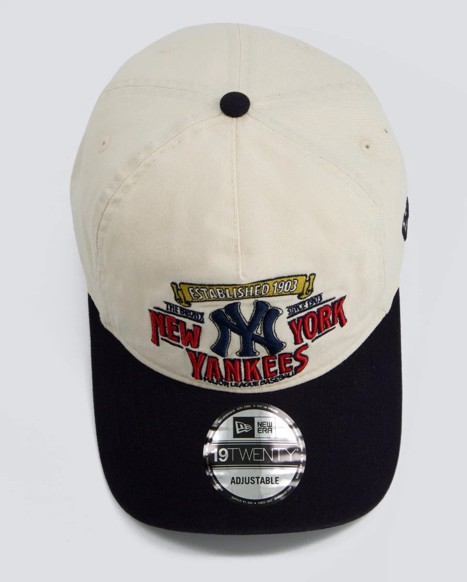 Gorra New Era 19Twenty MLB Azul y Beige Unisex - Image 2