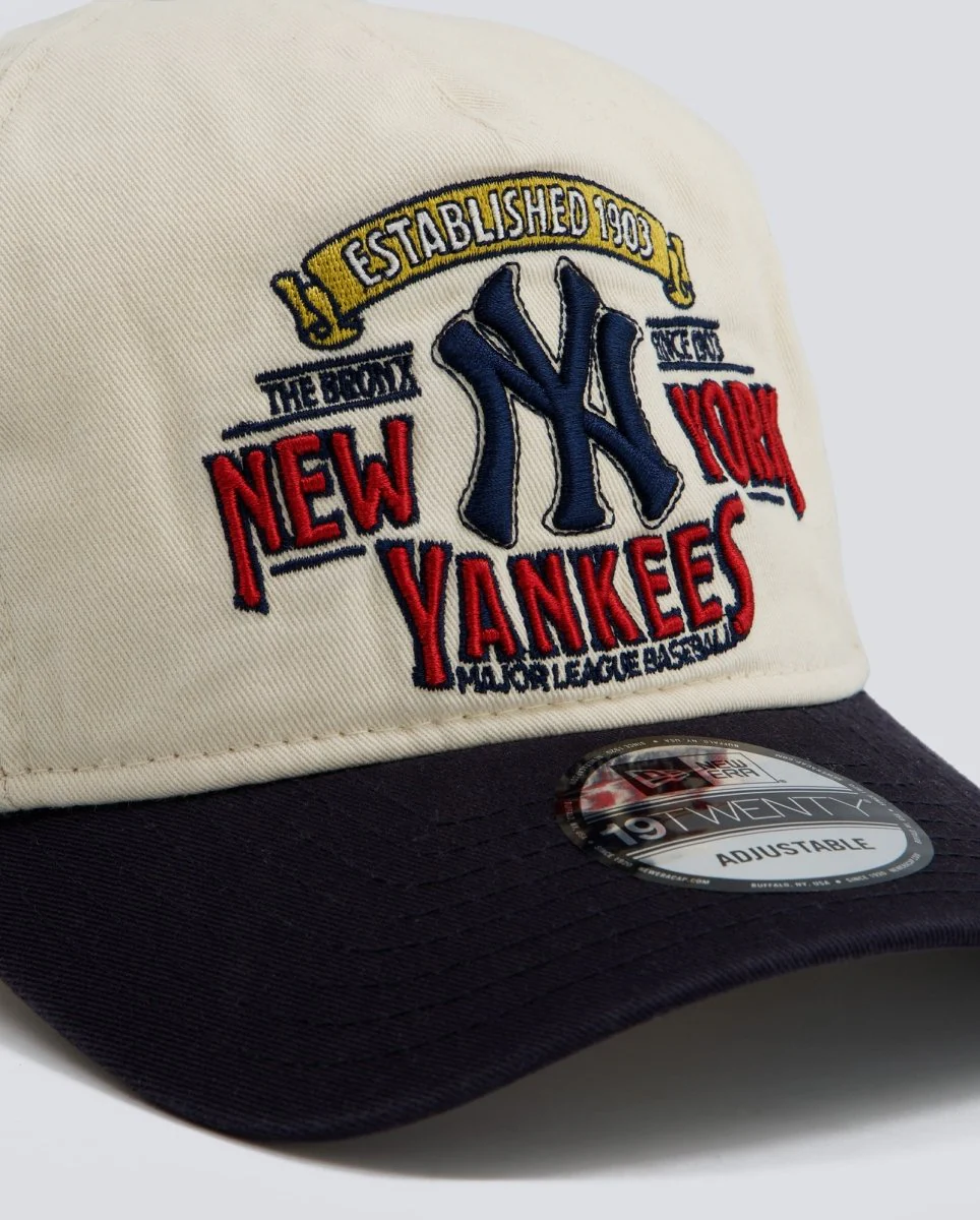 Gorra New Era 19Twenty MLB Azul y Beige Unisex - Image 4
