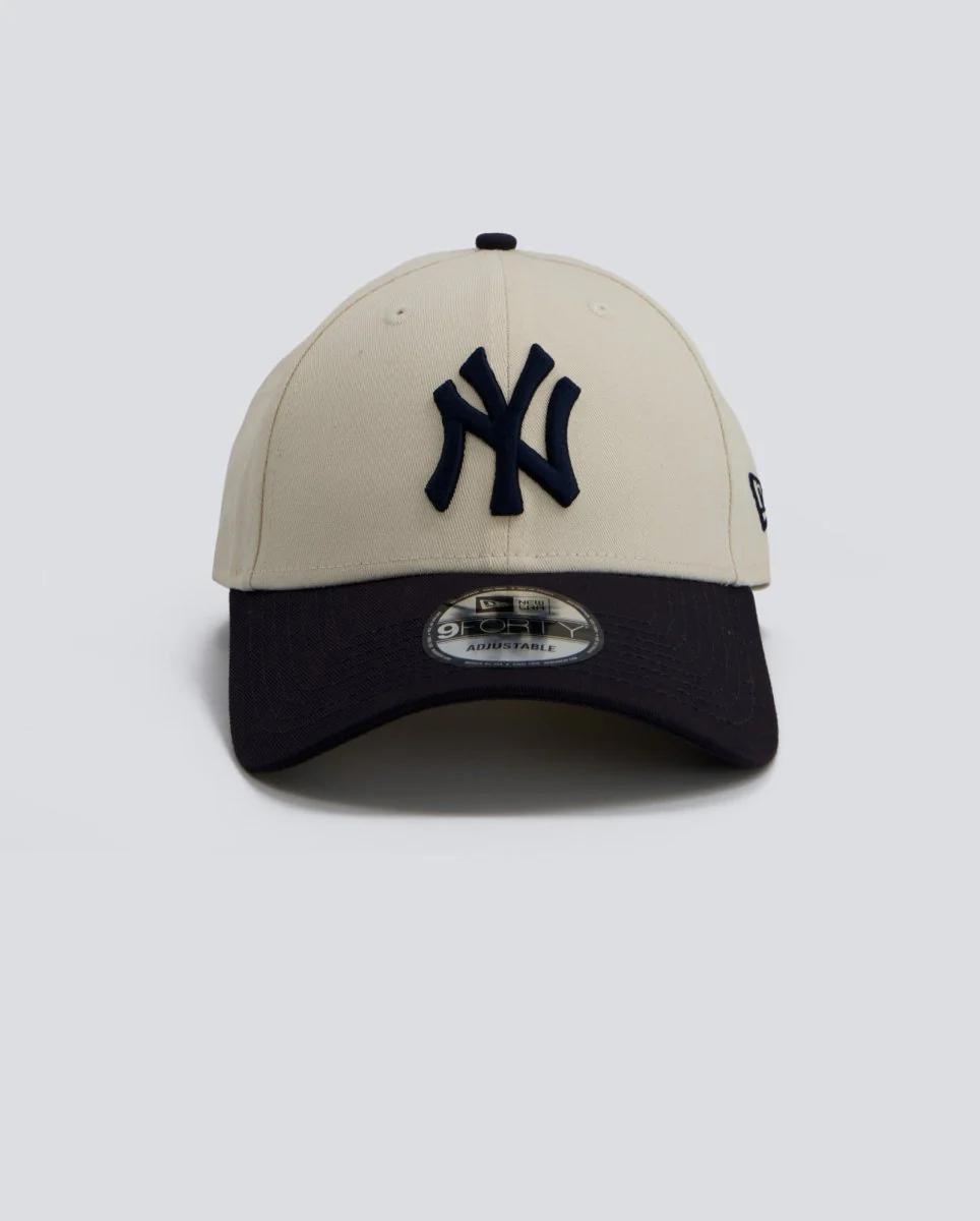 Gorra New Era Colourblock 9Forty Beige Y Azul Unisex