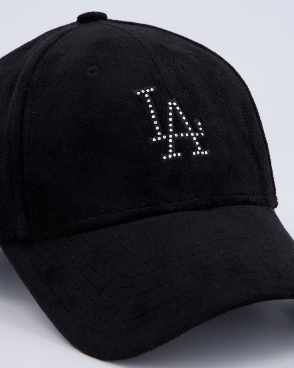 Gorra New Era Diamante LA Negro Mujer - Image 2