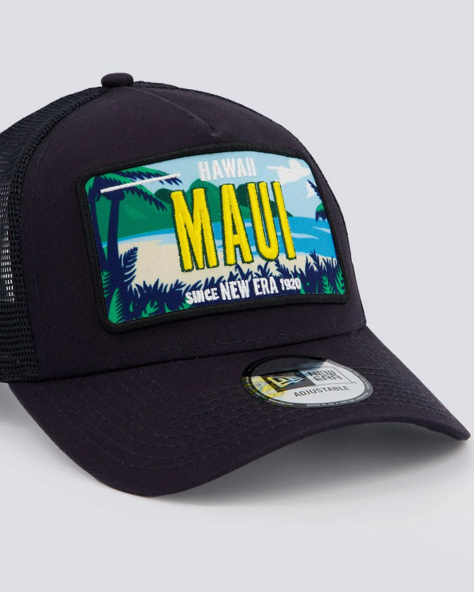 Gorra New Era Licence Plate Maui Negro Unisex - Image 2