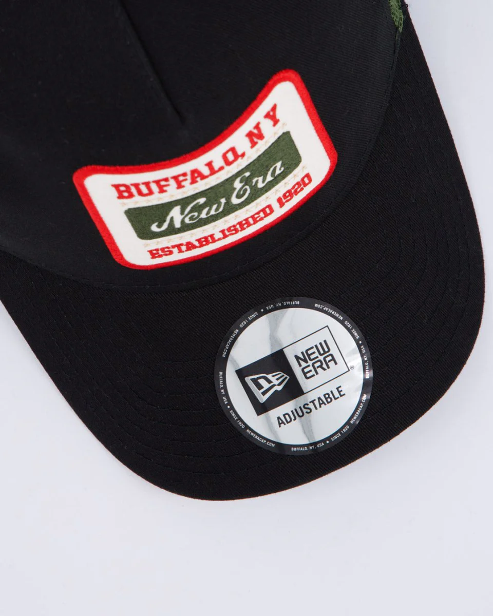 Gorra New Era Ne Patch Negro y Verde Unisex gorra - Image 4