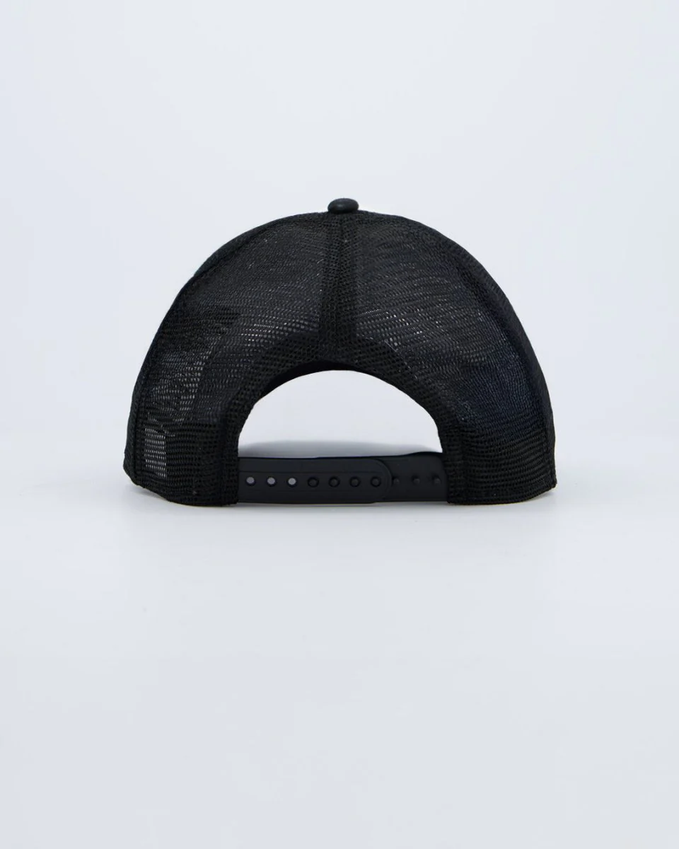 Gorra New Era Patch Distressed Negro Y Blanco Unisex - Image 3