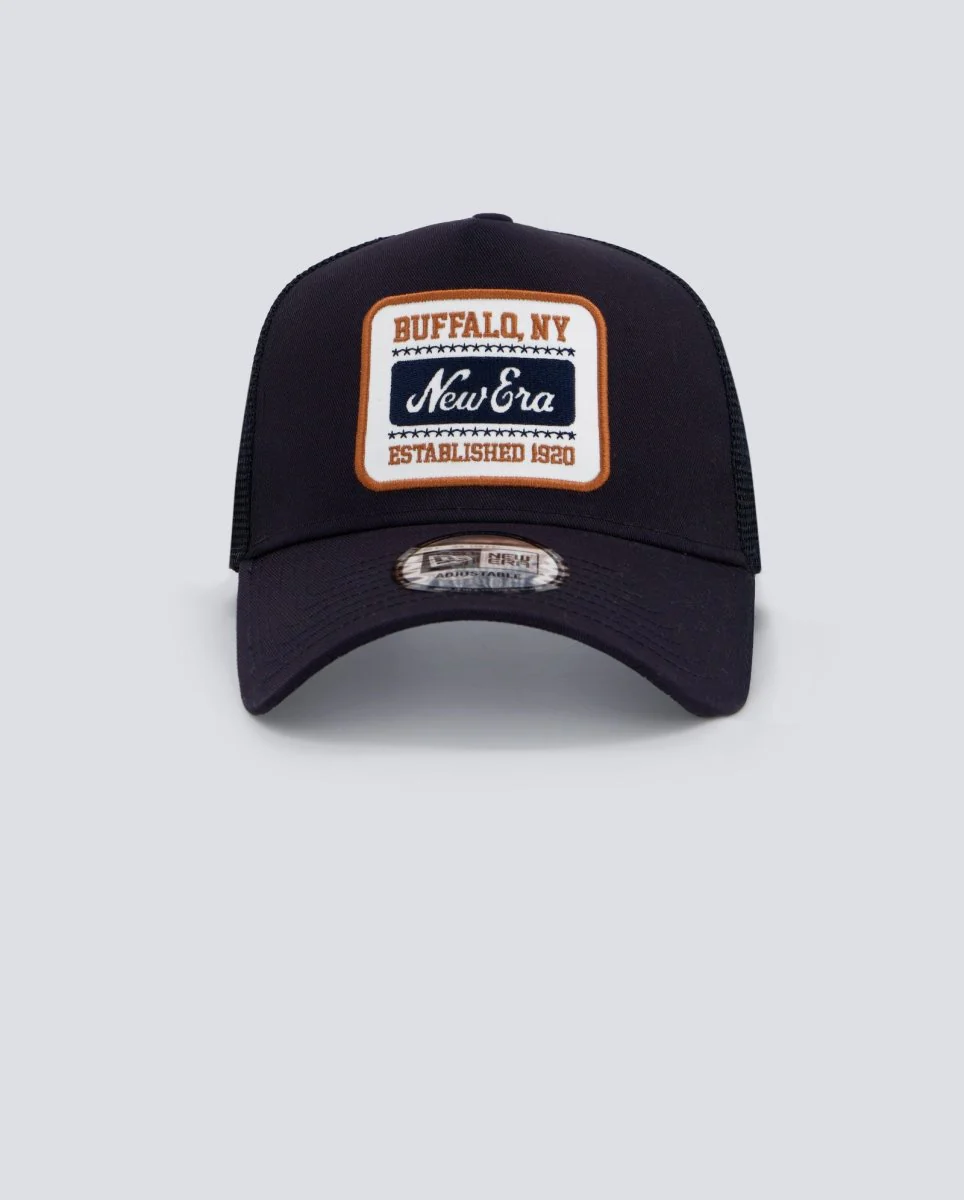 Gorra New Era Patch Trucker Negro Unisex