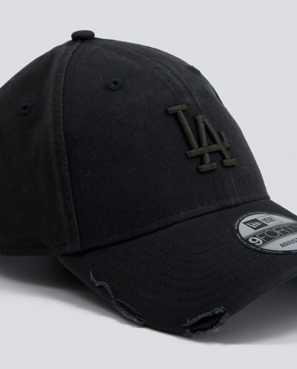 Gorra New Era Wash Distress 9Forty Gris Unisex - Image 2
