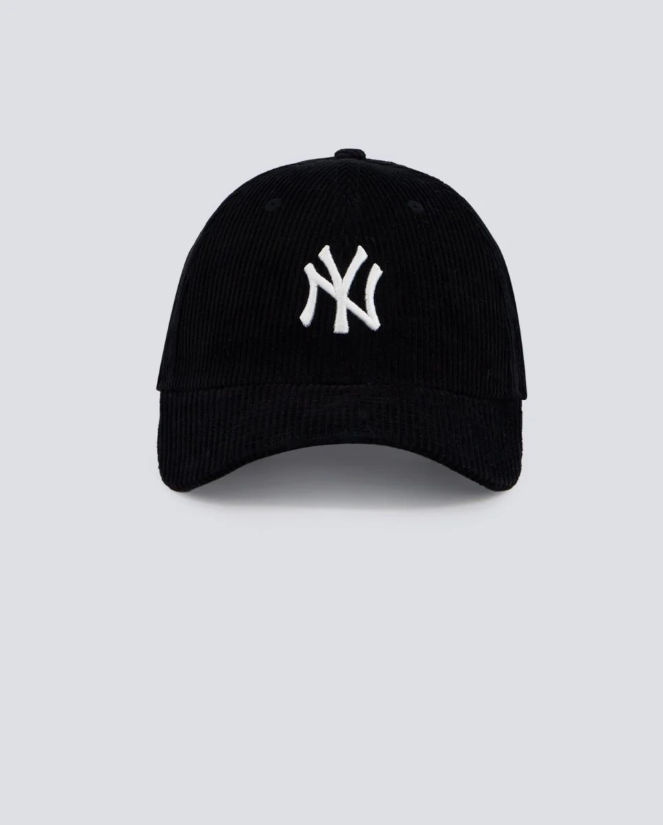 Gorra New Era Yankees MLB Cord Canalé Negro Unisex