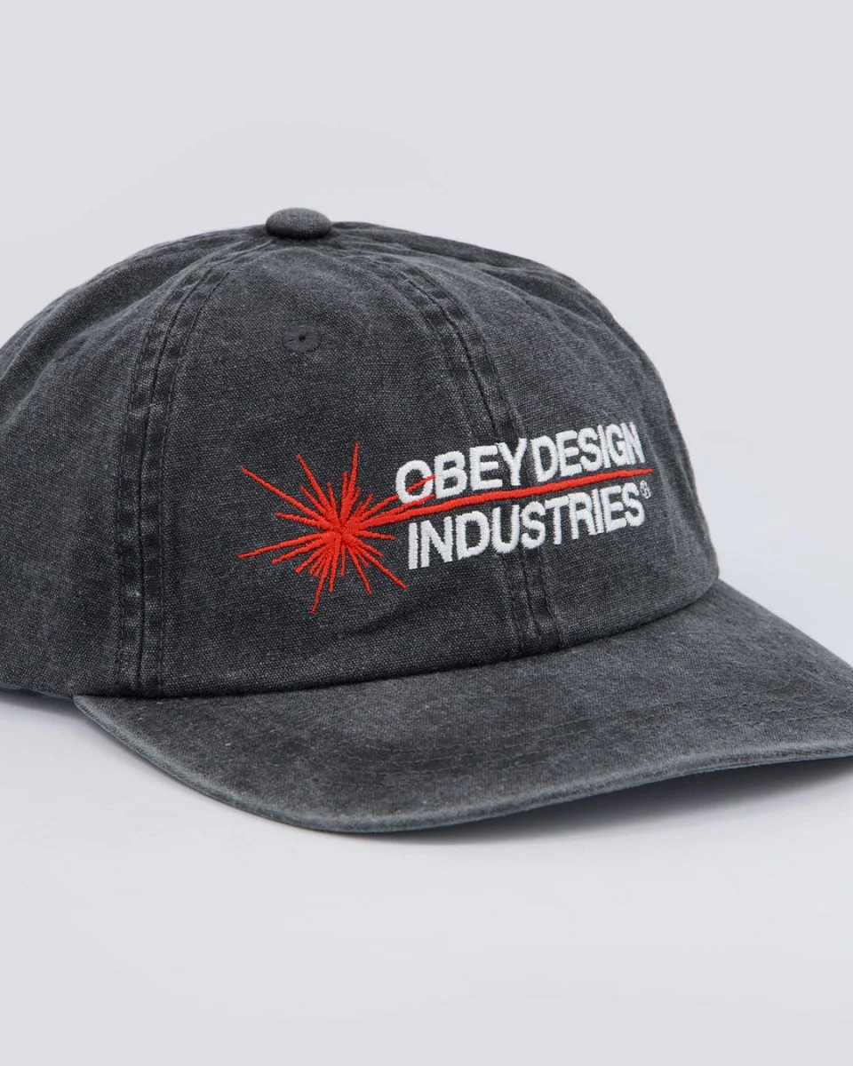 Gorra Obey Pigment Industries Gris Unisex - Image 2