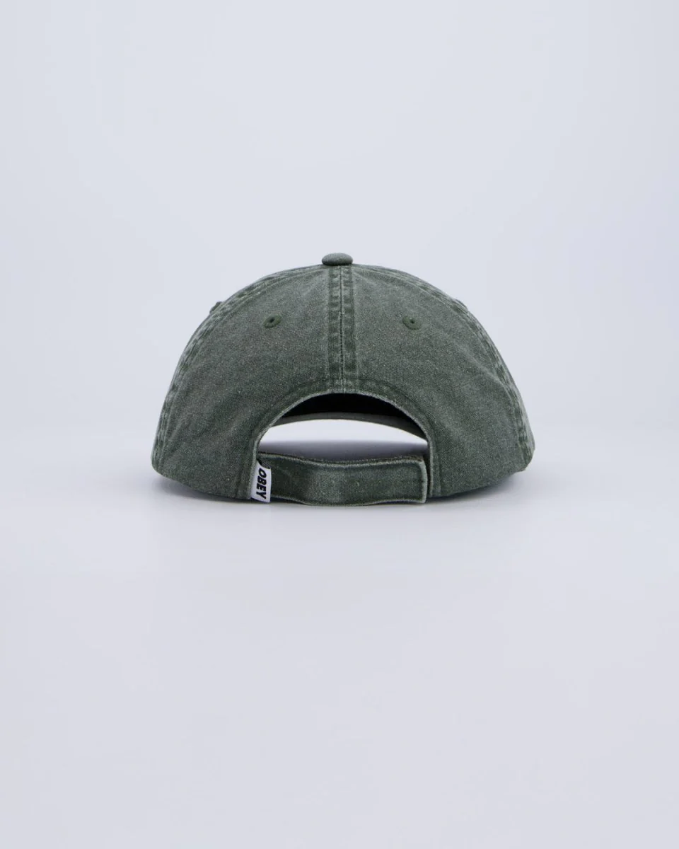 Gorra Obey Pigment Obey Industries Velcro Verde Unisex - Image 3