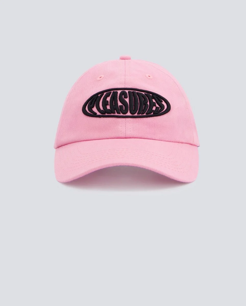 Gorra Pleasures Bubble Logo Rosa Unisex