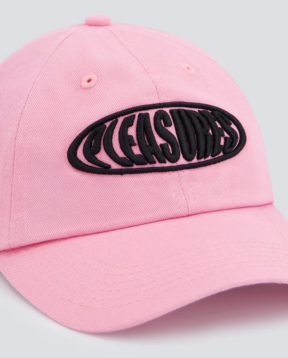 Gorra Pleasures Bubble Logo Rosa Unisex - Image 2