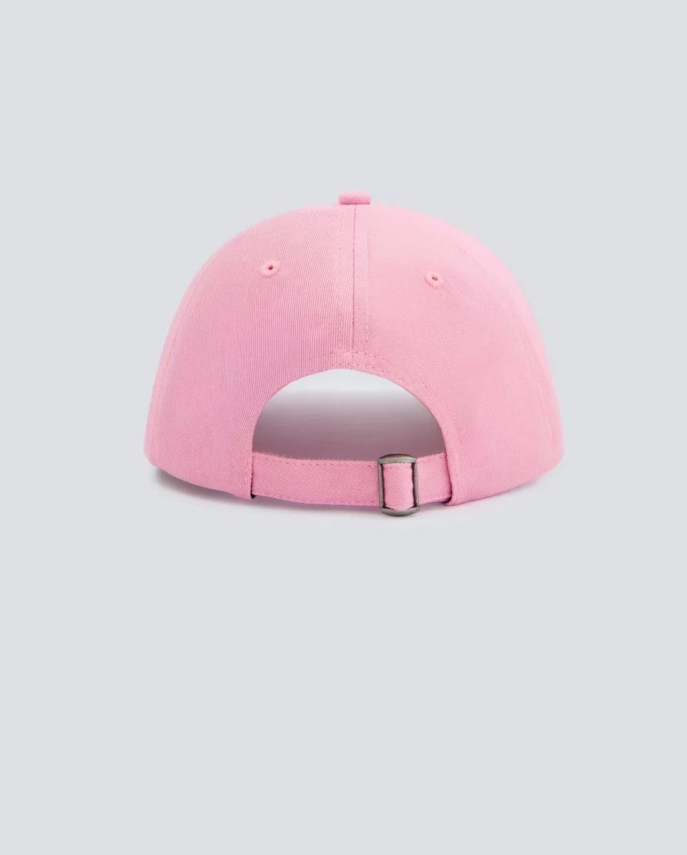 Gorra Pleasures Bubble Logo Rosa Unisex - Image 3