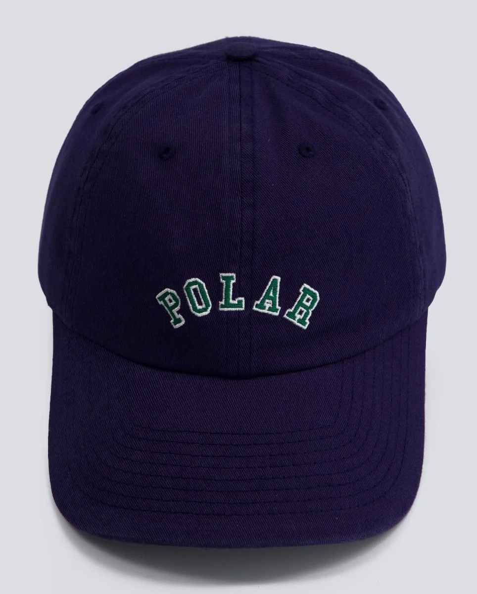 Gorra Polar Skate Co Sai Cap College Logo Azul Unisex - Image 2