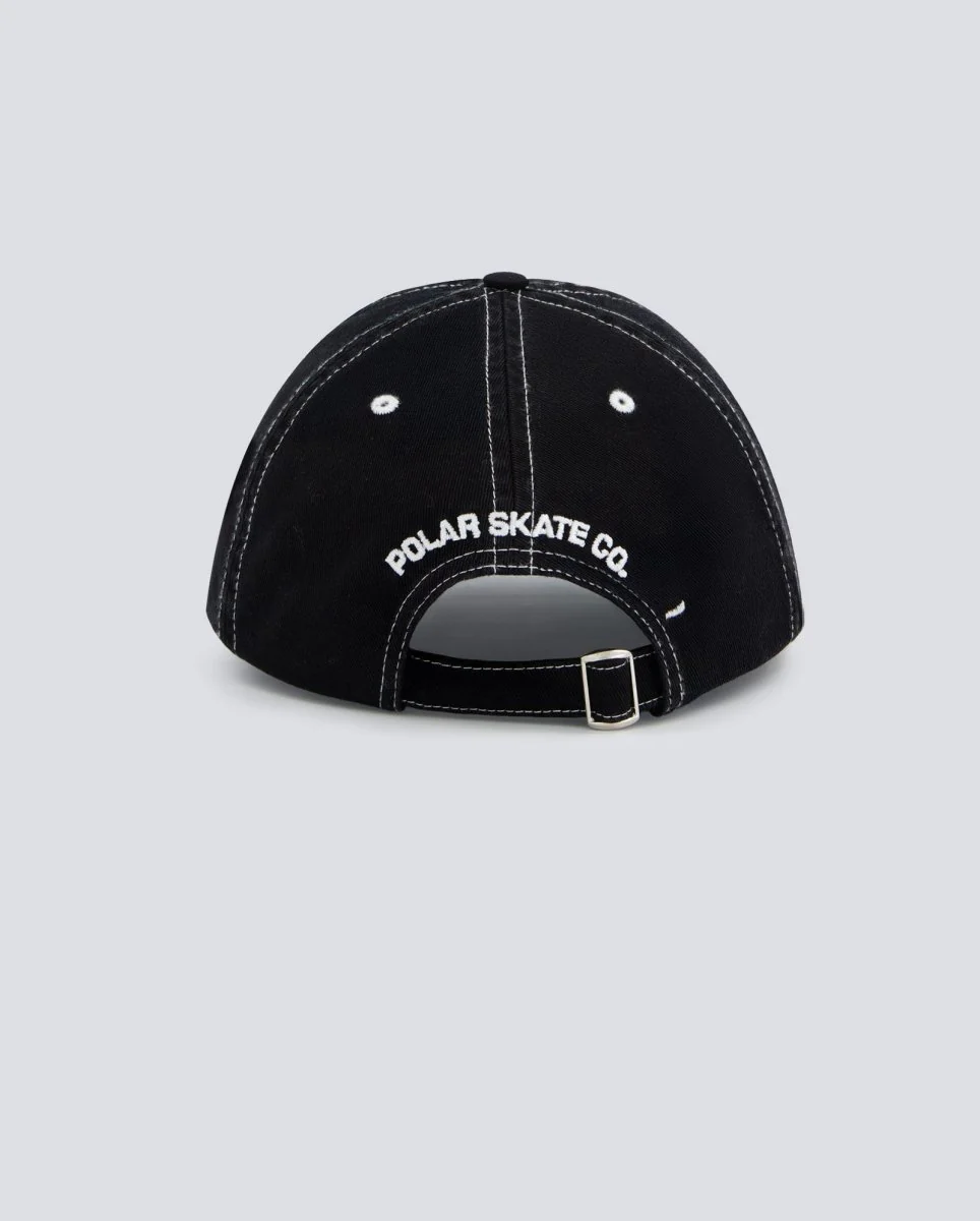 Gorra Polar Skate Co. Sai Cap Contrast Negro Unisex - Image 3