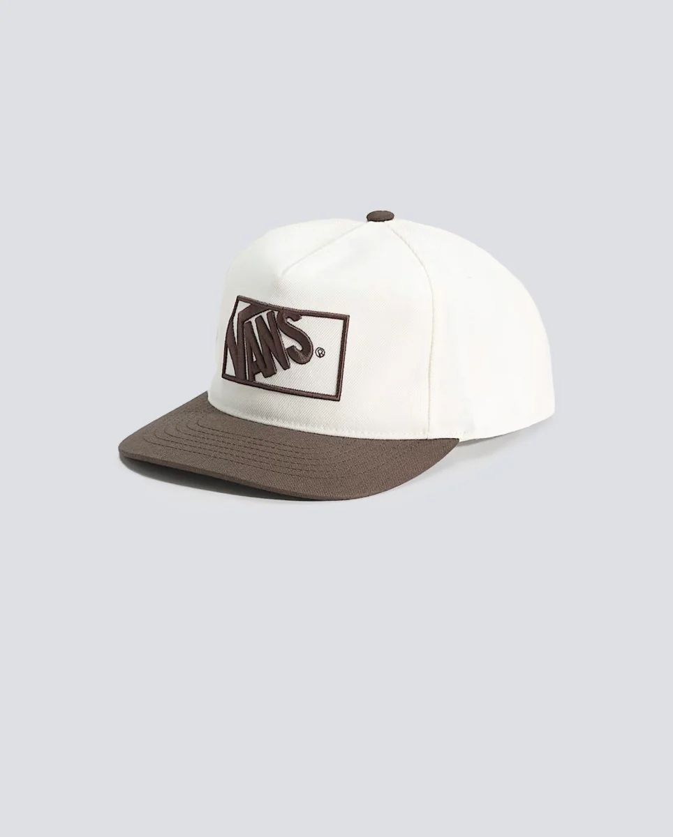 Gorra Vans Formula Snapback Marrón Y Beige Unisex
