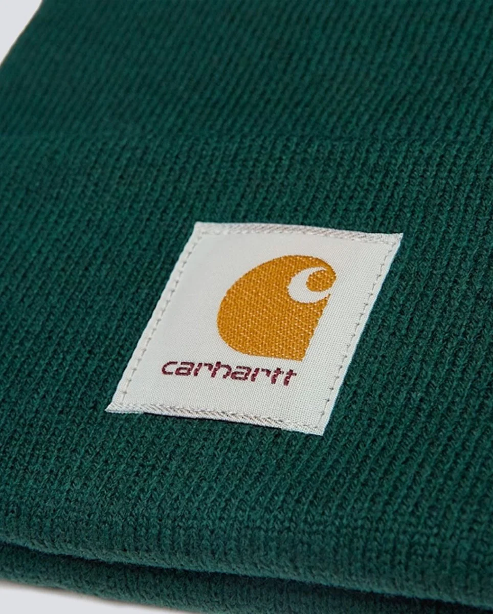 Gorro Carhartt WIP Short Watch Beanie Verde Unisex - Image 2