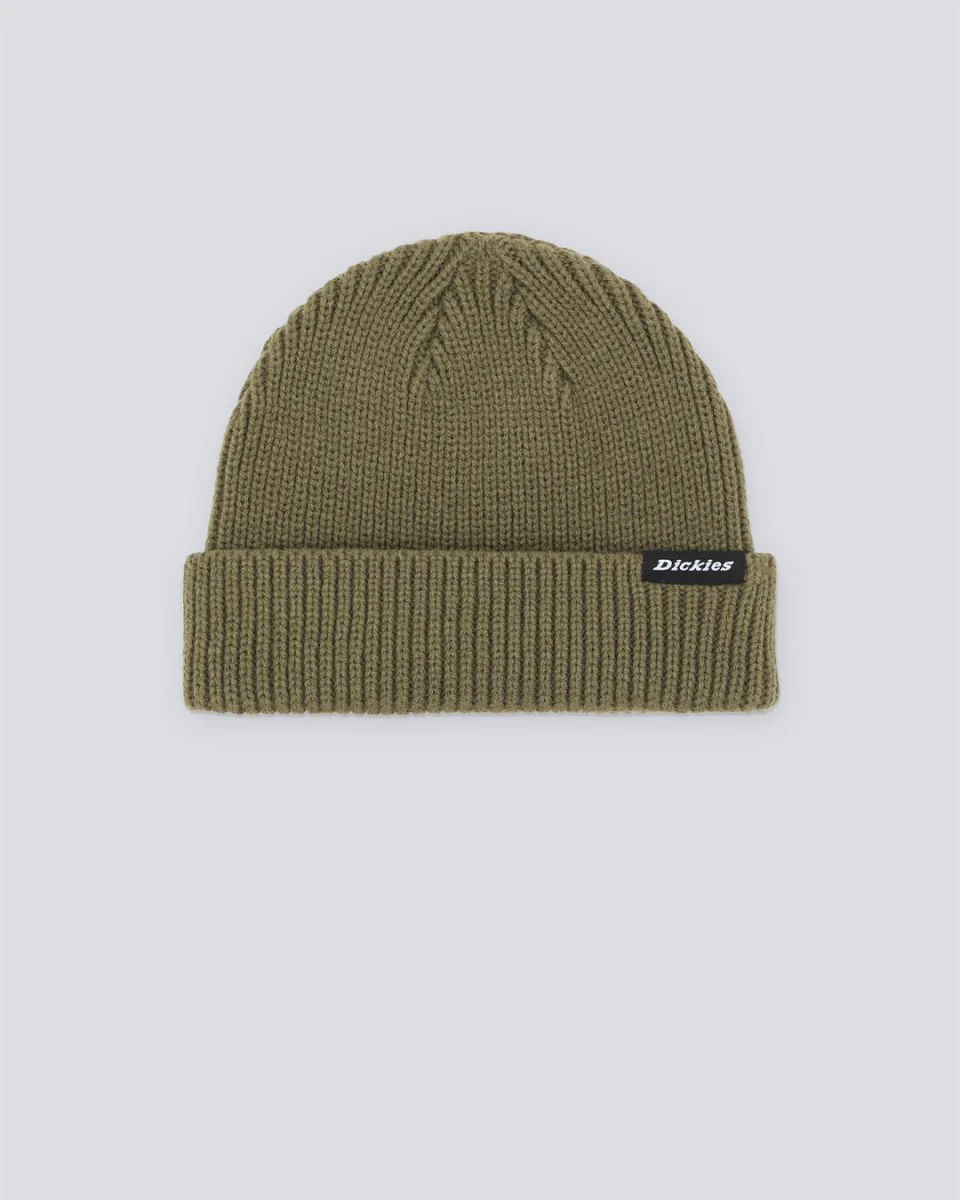 Gorro Dickies Woodworth Beanie Verde Militar Unisex