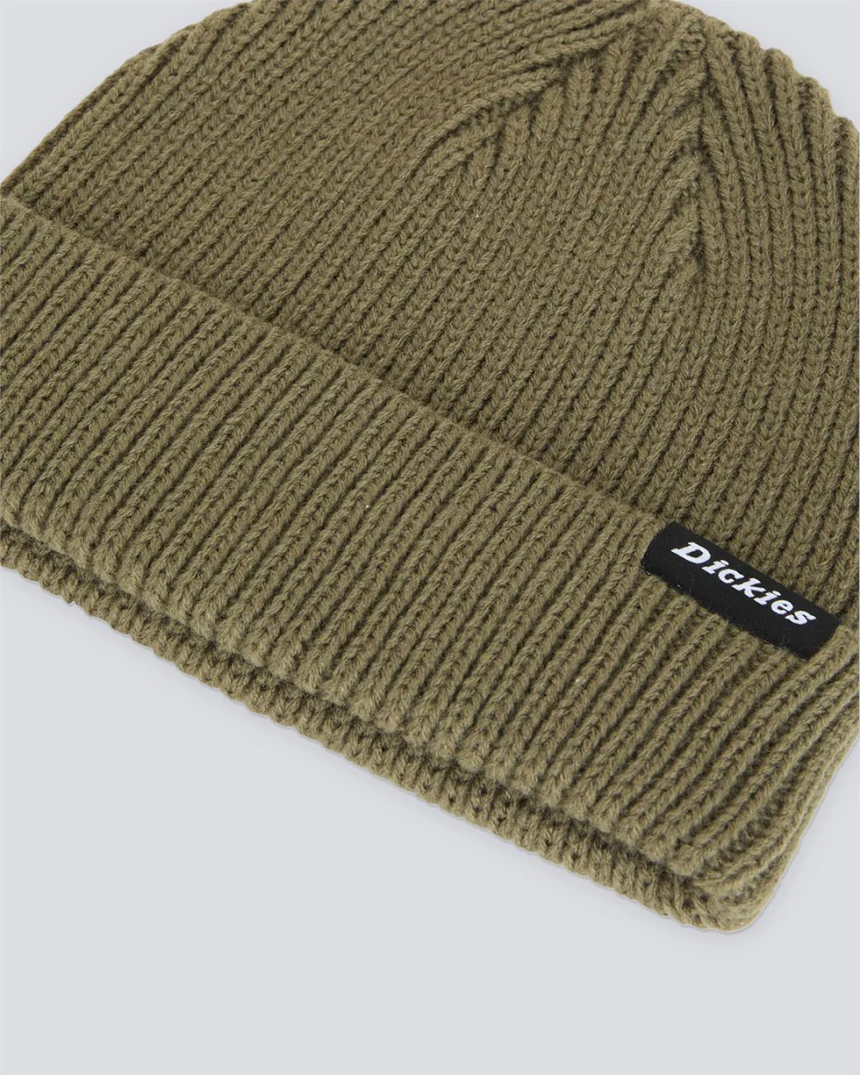 Gorro Dickies Woodworth Beanie Verde Militar Unisex - Image 3