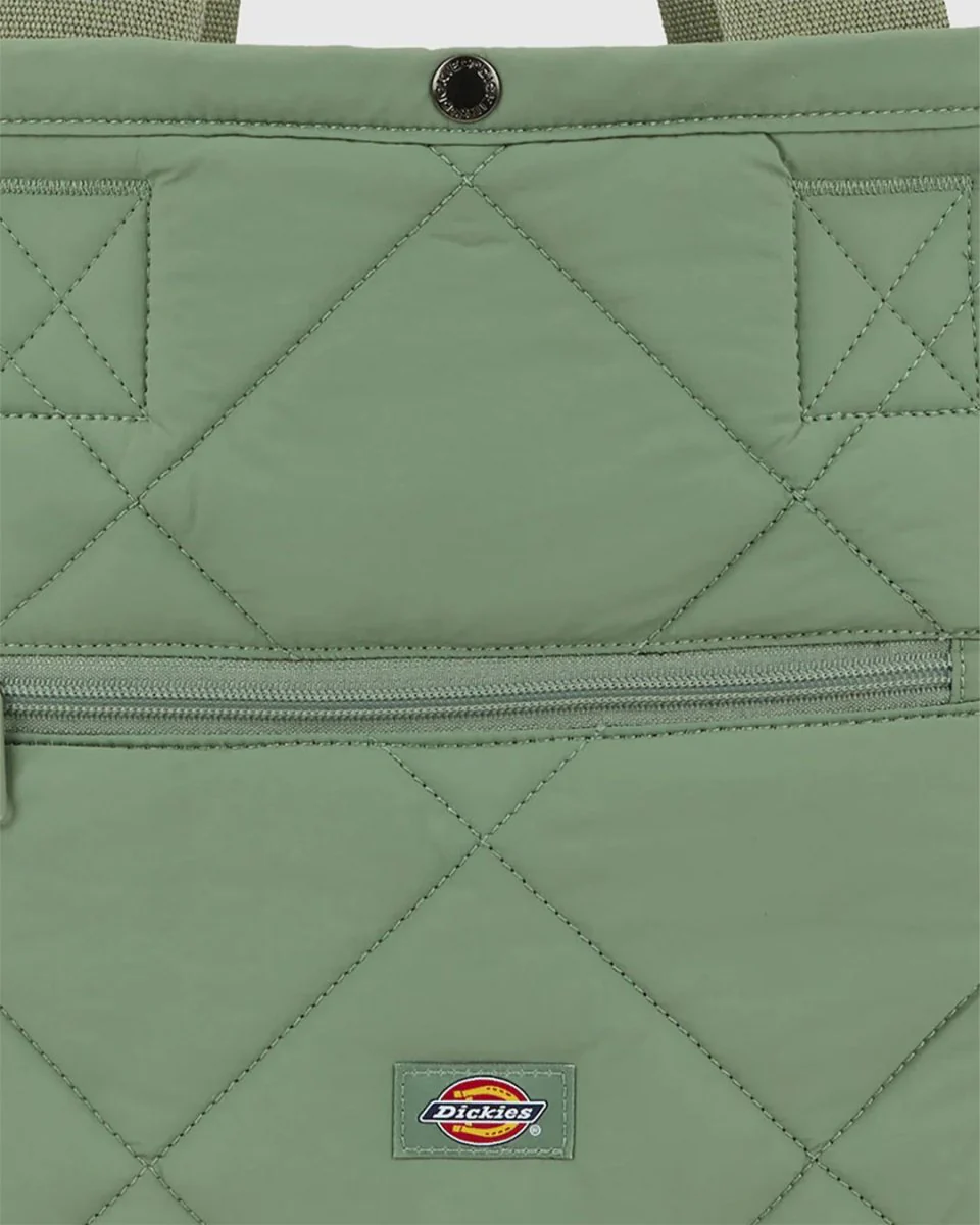 Bolso Tote Bag Dickies Gardiner Verde Unisex - Image 4