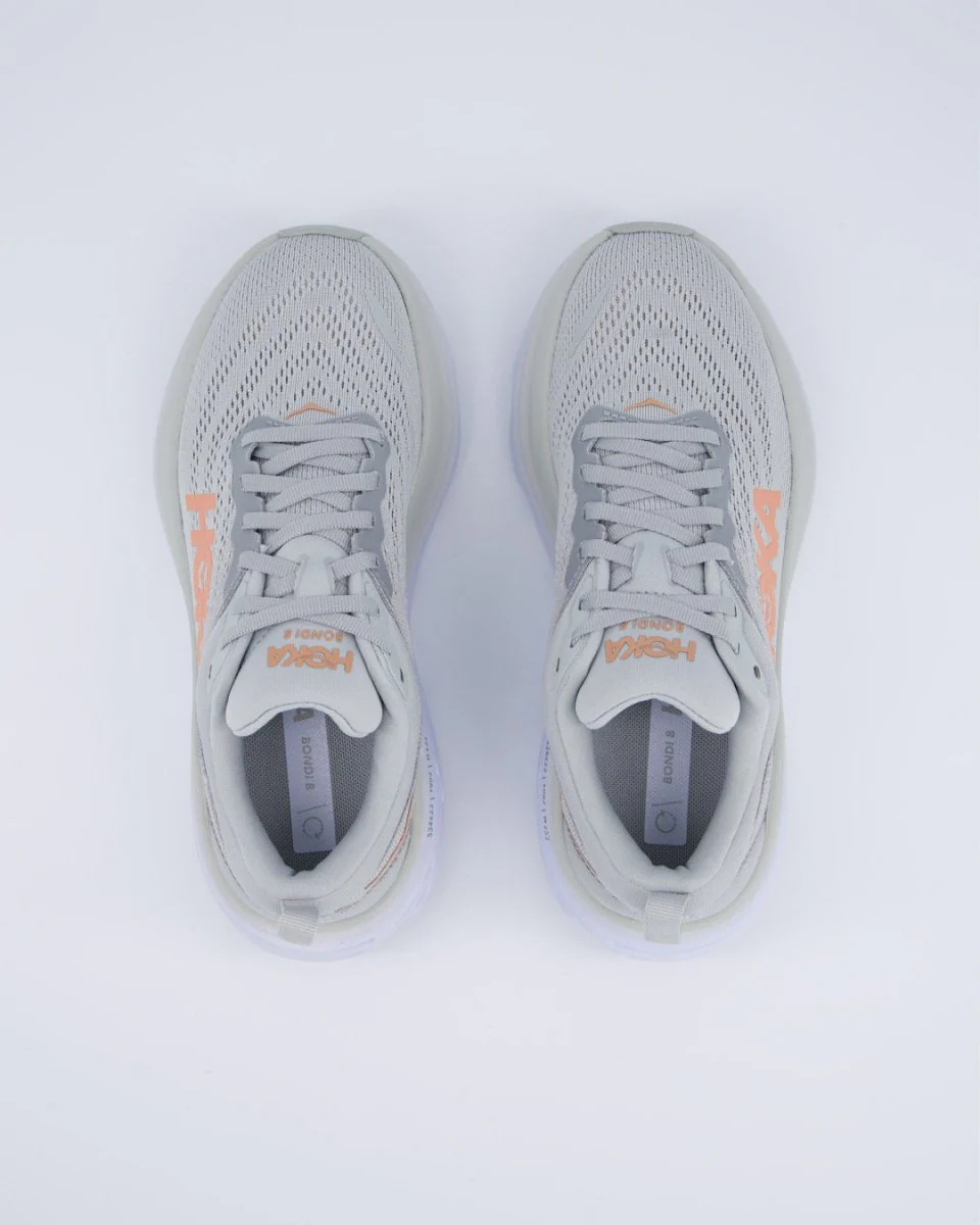 Hoka Bondi 8 Gris Mujer - Image 4