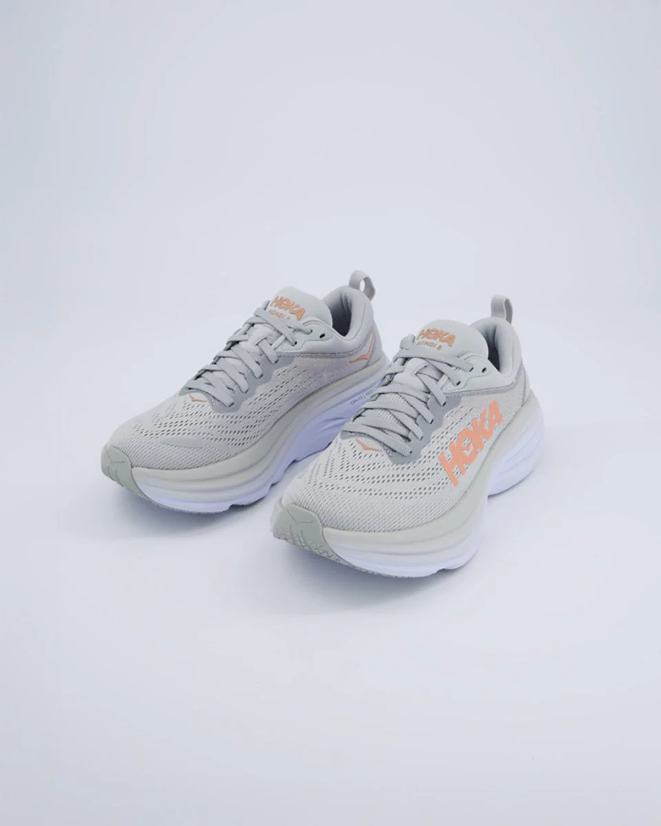 Hoka Bondi 8 Gris Mujer - Image 5