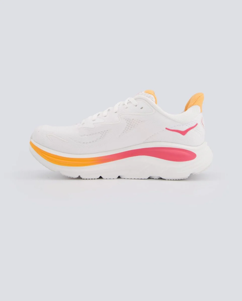 Hoka Clifton 10 Blanco Y Amarillo Mujer - Image 4