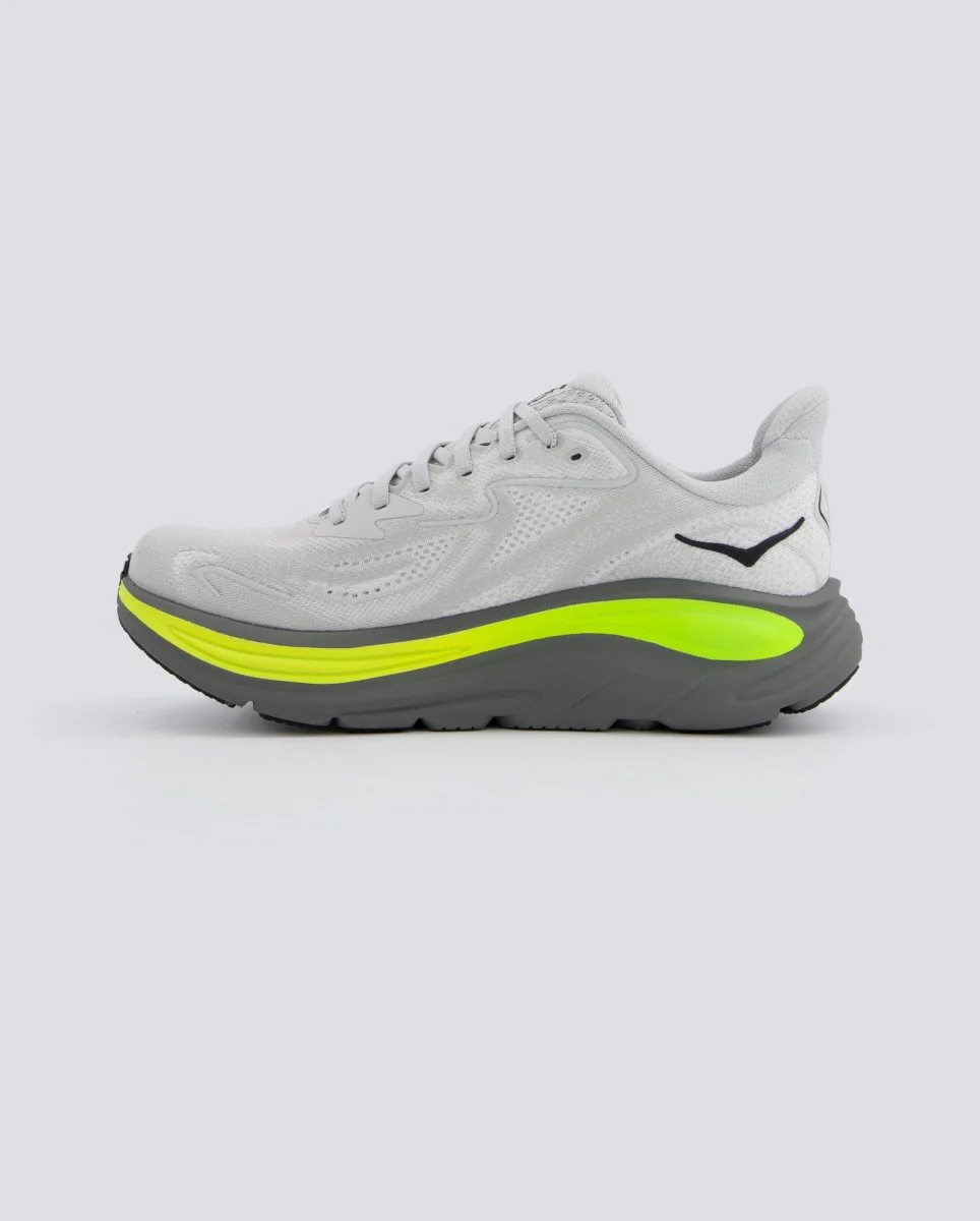 Hoka Clifton 10 Gris Y Amarillo Hombre - Image 3