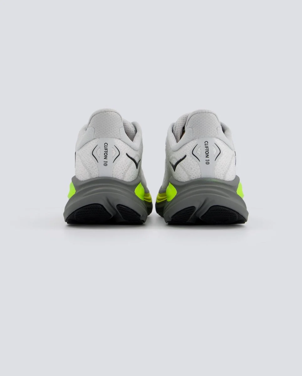 Hoka Clifton 10 Gris Y Amarillo Hombre - Image 5