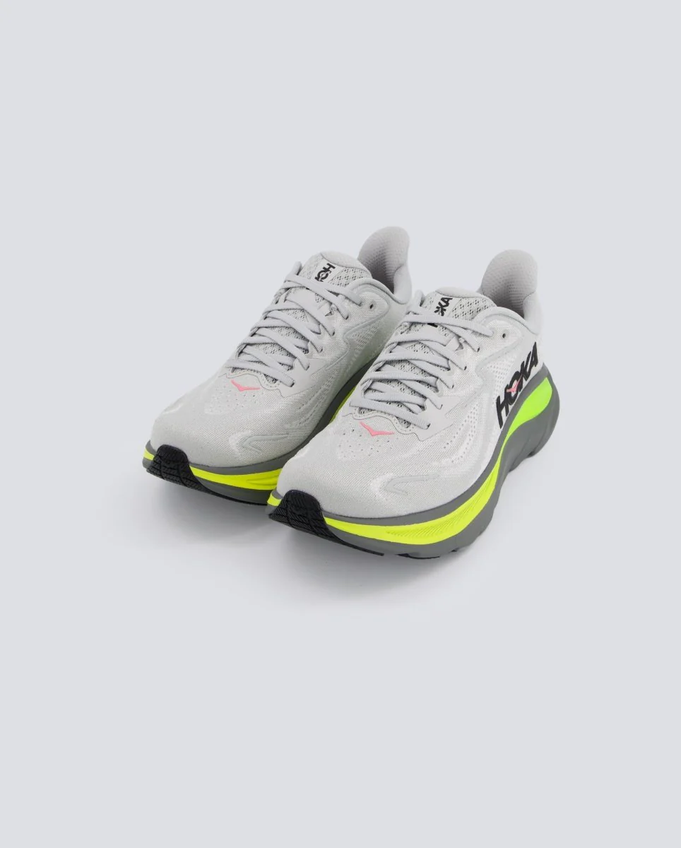 Hoka Clifton 10 Gris Y Amarillo Hombre - Image 6