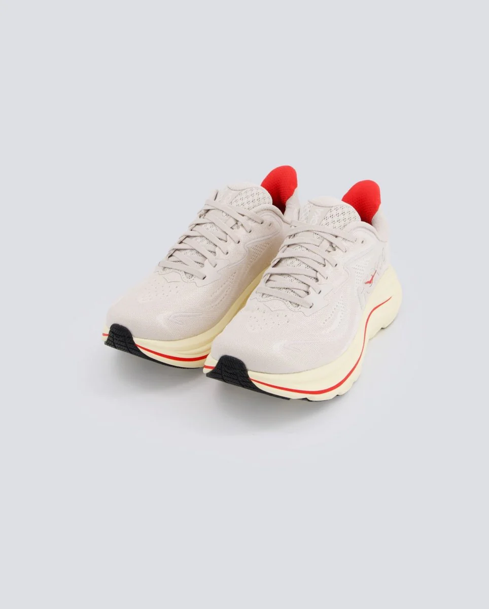 Hoka Clifton 10 Gris Y Rojo Mujer - Image 6