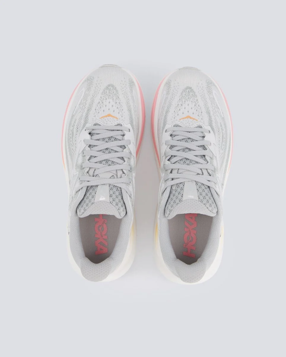 Hoka Clifton 10 Gris Y Rosa Mujer - Image 4