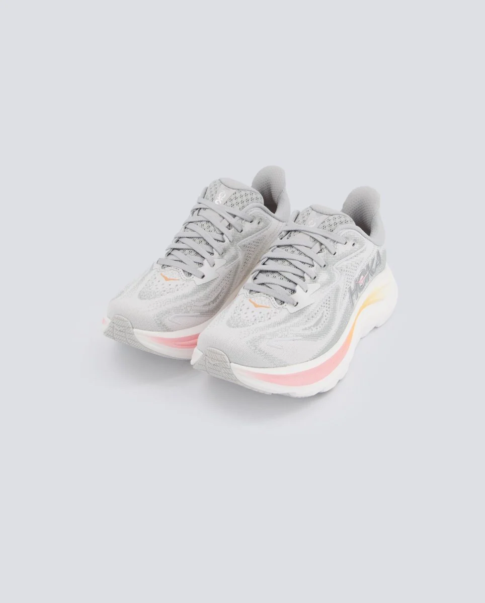 Hoka Clifton 10 Gris Y Rosa Mujer - Image 6